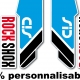 Sticker fourche Sid Rock Shox Forks Bleu 2013