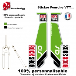 Sticker fourche Sid Rock Shox Forks Vert 2013