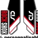 Sticker fourche Sid Rock Shox Forks Noir 2013