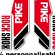 Sticker fourche Pike Rock Shox Rouge 2013