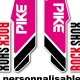 Sticker fourche Pike Rock Shox Rose 2013