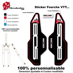 Sticker fourche Deville Bos 2014