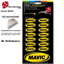 Planche Sticker Mavic 15 Stickers