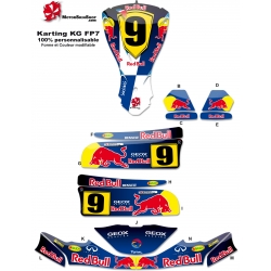 Kit déco Karting KG FP7 F1 Renault