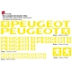 Sticker cadre Peugeot Vélo