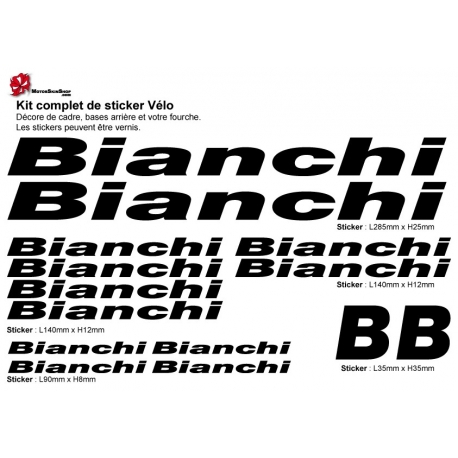 Sticker cadre Bianchi Vélo