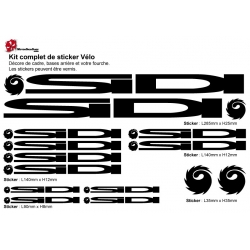 Sticker cadre Sidi Vélo
