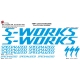 Sticker cadre S Works Specialized Taille XXl