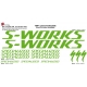 Sticker cadre S Works Specialized Taille XXl