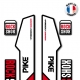 Sticker fourche Sid Rock Shox Forks Bleu 2013