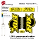 Sticker fourche Fox Couleur VTT