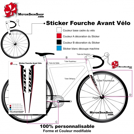 Vélo Groupes Cadre Autocollant VTT Route Stickers DIY Cyclisme