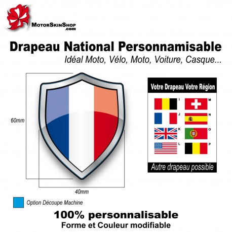 Sticker Drapeau national FRANCE