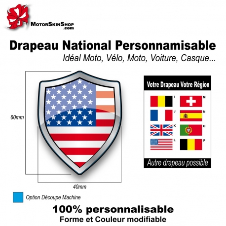 Sticker Drapeau national Américain