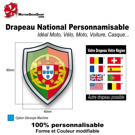 Sticker Drapeau national Portugal