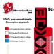 Sticker fourche Neon Boxxer Rouge 2012 Factory