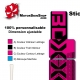 Sticker fourche Neon Boxxer Rose 2012 Factory