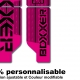 Sticker fourche Neon Boxxer Rose 2012 Factory