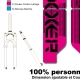 Sticker fourche Neon Boxxer Rose 2012 Factory