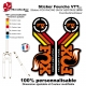 Sticker Fox Racing Shox Heritage 2015 Rouge