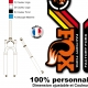 Sticker Fox Racing Shox Heritage 2015 Rouge