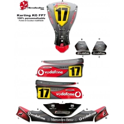 Kit déco Karting KG FP7 Mclaren F1