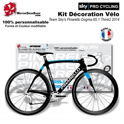 Sticker cadre Sky Pinarello Dogma 65.1 2014 replica