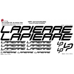 Sticker cadre Lapierre vélo XXL