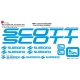 Sticker vélo Scott Shimano Campagnolo XXL