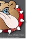 Planche Sticker Casque BullDog