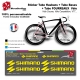 Planche Sticker Shimano Hauban Base Fourreau 