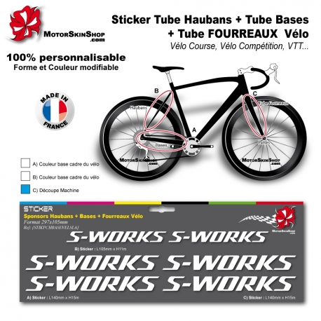 Planche Sticker S Works Hauban Base Fourreau 