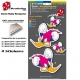 Planche Sticker Casque Woody Woodpecker