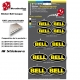 Planche Sticker casque Bell