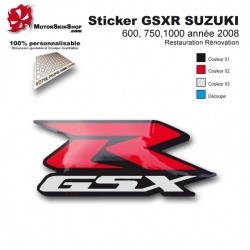 Sticker GSXR 600, 750, 1000 année 2008