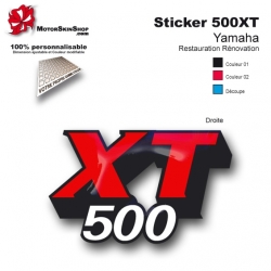 Sticker réservoir 500 XT Moto Yamaha origine
