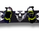 Sticker SnowBoard Skull personnalisable