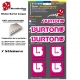 Planche Sticker Burton casque