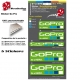 Planche Sticker GO Pro Casque