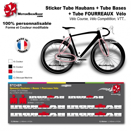 Planche Sticker Ironman Hauban Base Fourreau 