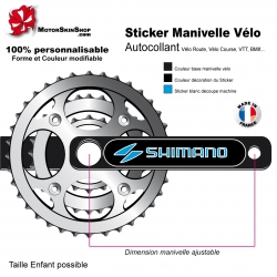 Sticker Manivelle Vélo Shimano