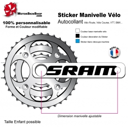 Sticker Manivelle Vélo Sram
