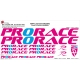 Sticker cadre Prorace vélo XXL