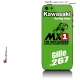 Sticker iPhone 5 Kawasaki Moto Cross