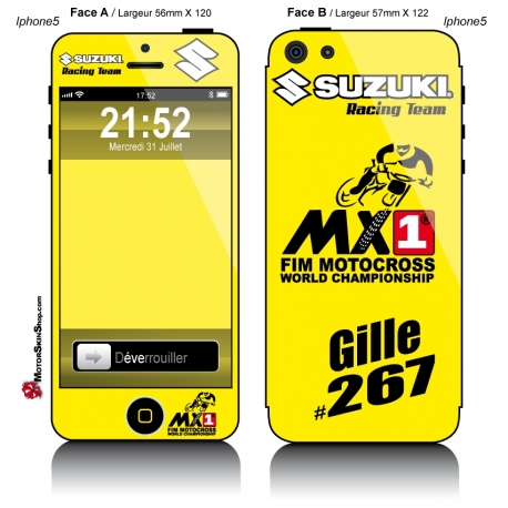 Sticker iPhone 5 Suzuki Racing Team