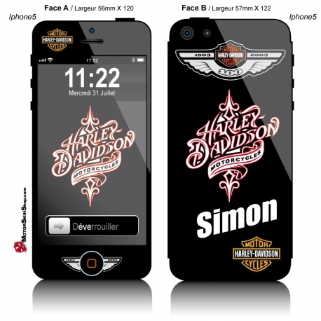 Sticker iPhone 5 Harley Davidson