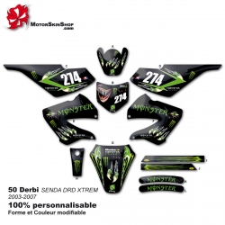 Kit déco 50 Derbi Monster Energy Griffe 03-07