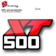 Sticker 500 XT Moto Yamaha restauration