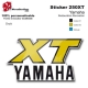Sticker 250 XT Moto Yamaha Americaine