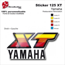 Sticker 125 XT Moto Yamaha